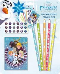 Disney Olaf's Frozen Adventure: Fluorescent Pencil Set