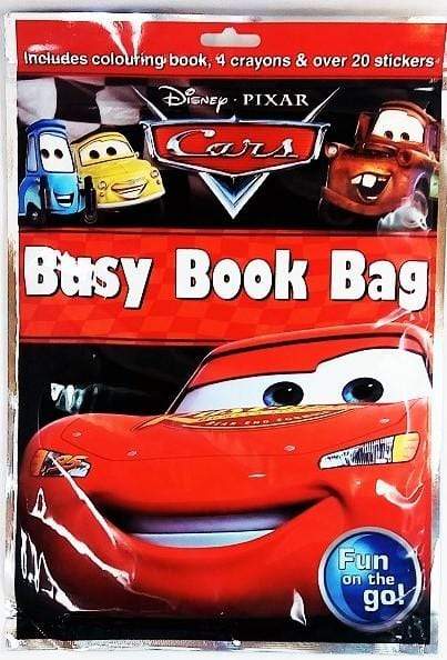 Disney Pixar Cars Busy Book Bag