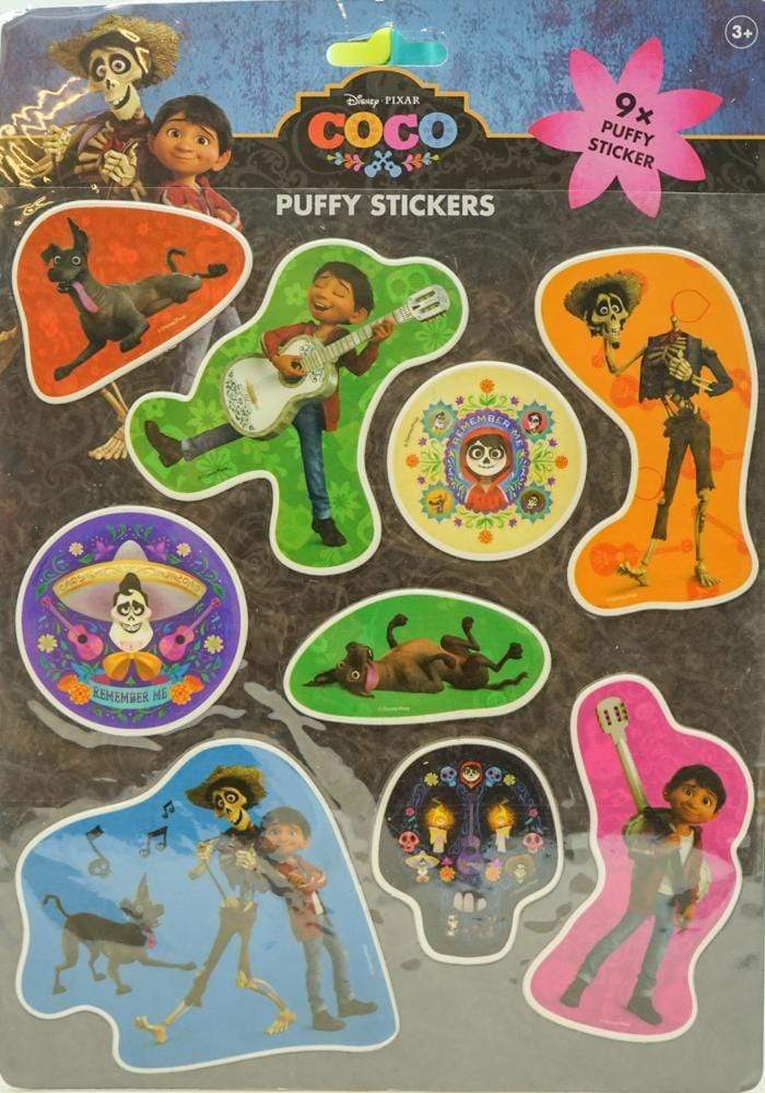 Coco Stickers Color Disney Pixar Coco: Puffy Stickers – BookXcess