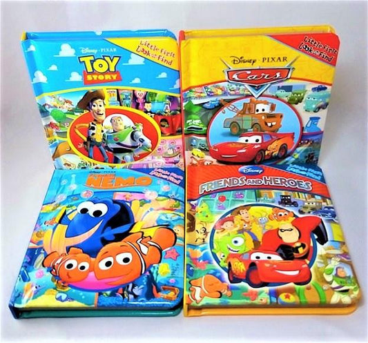 Disney Pixar: Little First Look and Find (4 Books)