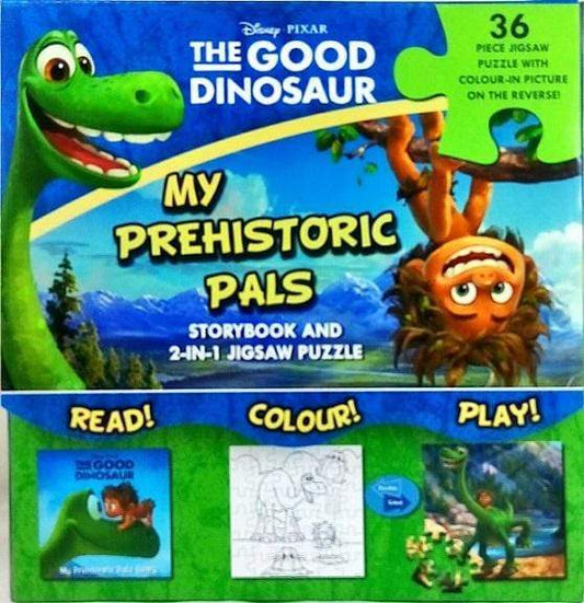 Disney Pixar The Good Dinosaur My Prehistoric Pals : Storybook And 2-In-1 Jigsaw Puzzle