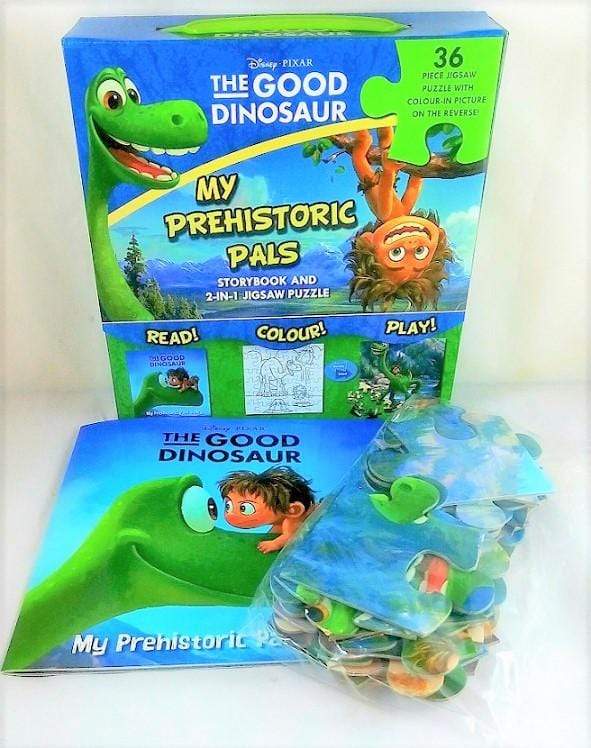 Disney Pixar The Good Dinosaur My Prehistoric Pals : Storybook And 2-In-1 Jigsaw Puzzle