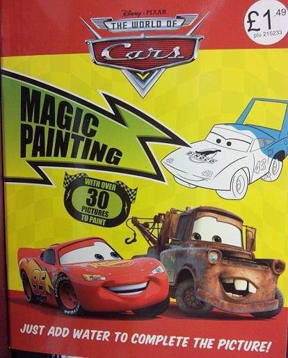 Disney Pixar The World Cars : Magic Painting