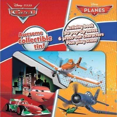 Disney Planes and Cars Mini Tin Of Pop Ups