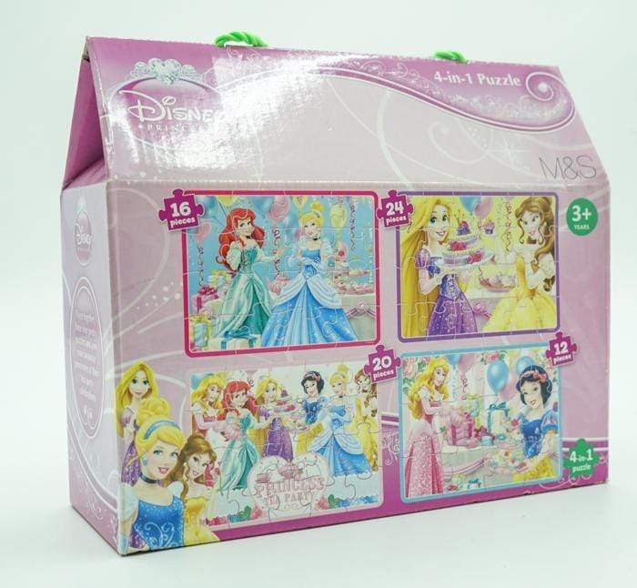 Disney Princess 4 In 1 Puzzle