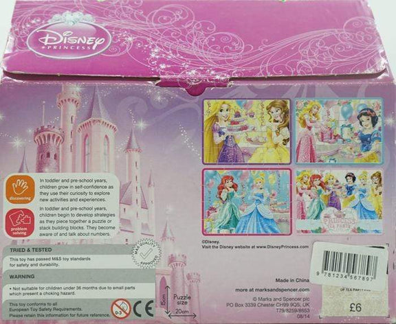 Disney Princess 4 In 1 Puzzle – BookXcess