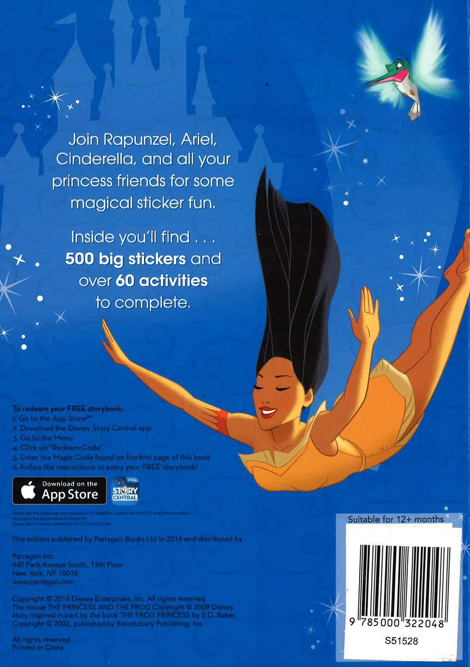 Disney Princess: 500 Big Stickers Enchanting Advetures