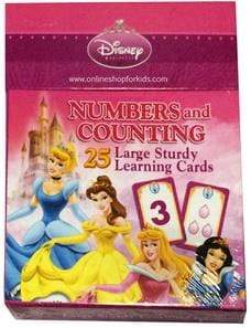 Disney Princess Numbers And Counting Large Sturdy Learning Cards