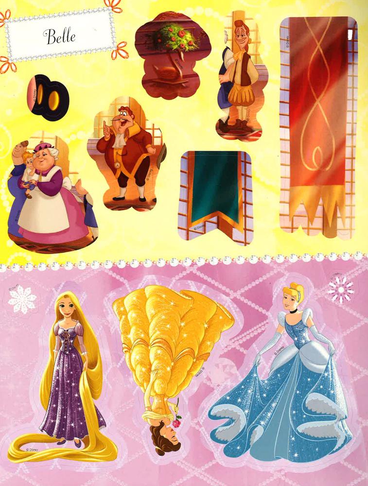 Disney Princess Sticker Scenes: Over 40 stickers!