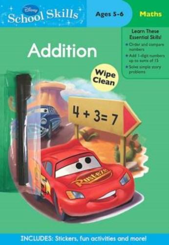 Disney School Skills: Cars Lets Learn Addition (Wipe Clean)