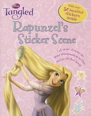 Disney Tangled Sticker Scene: Rapunzel