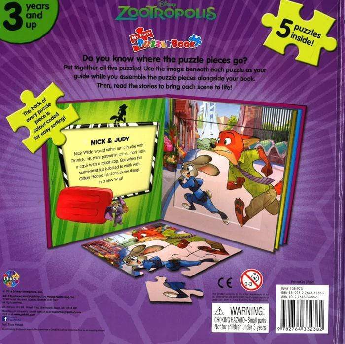 Disney Zootopia My First Puzzle Book