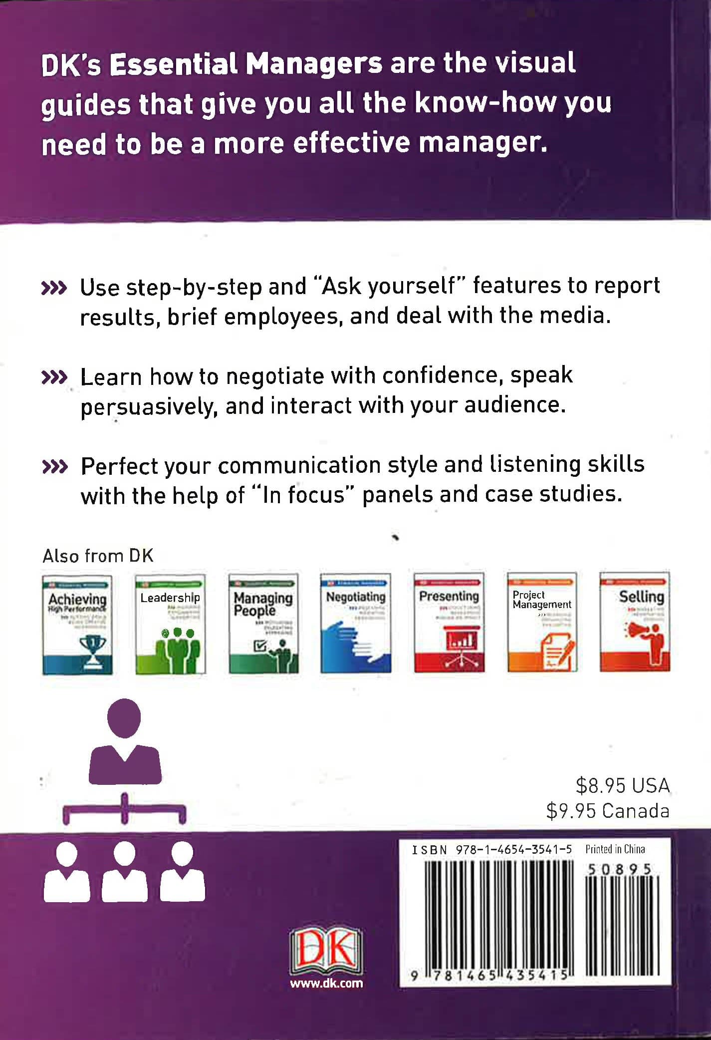 Dk Essential Managers: Effective Communication: Listening, Presenting, Giving Feedback