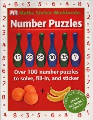 DK Maths Sticker Workbooks: Number Puzzles