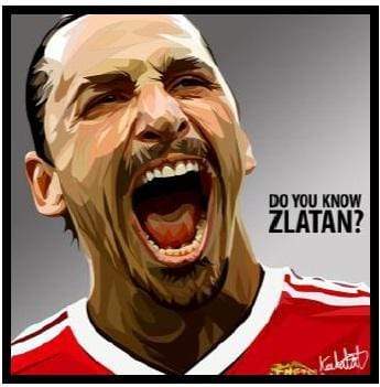 Do You Know Zlatan_Ver.3 Pop Art (10X10)