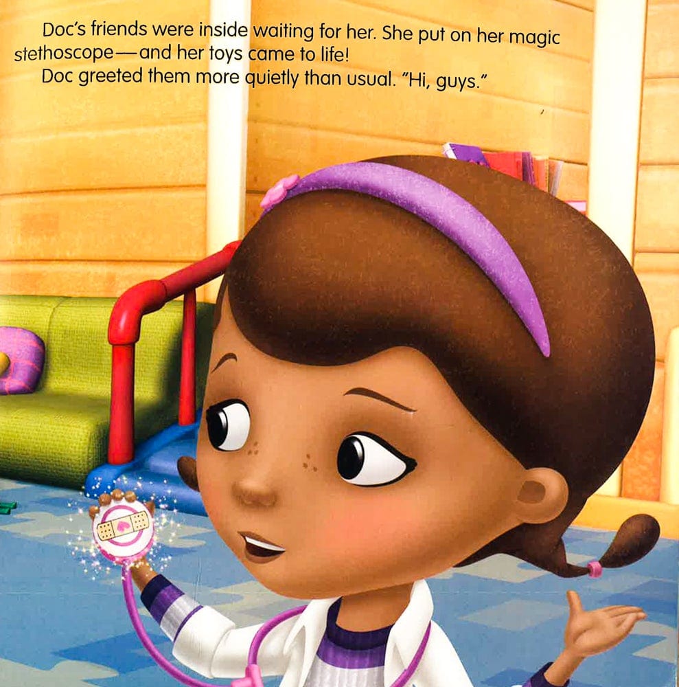 Doc Mcstuffins Read-Along Storybook And Cd Doctoring The Doc