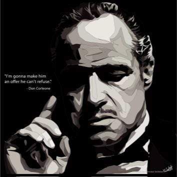 DON CORLEONE POP ART (10X10)