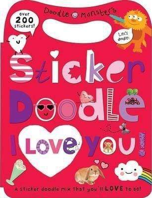 Doodle Monter's: Sticker Doodle I Love You