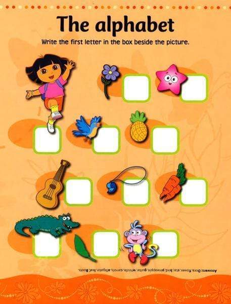 Dora The Explorer : Write, Slide & Learn:Abc
