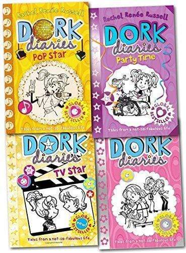 Dork Diaries Book Set (4 Books)