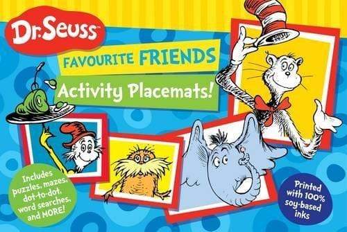 Dr Seuss Favourite Friends Activity Placemat