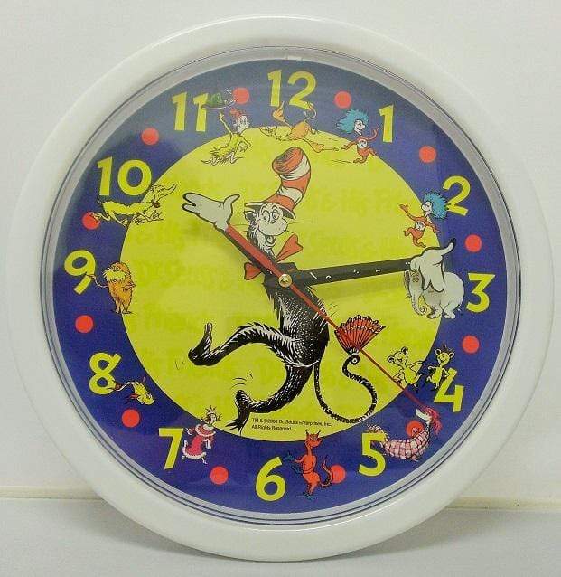 Seussian Clock Dr. Seuss Wall Clock – BookXcess