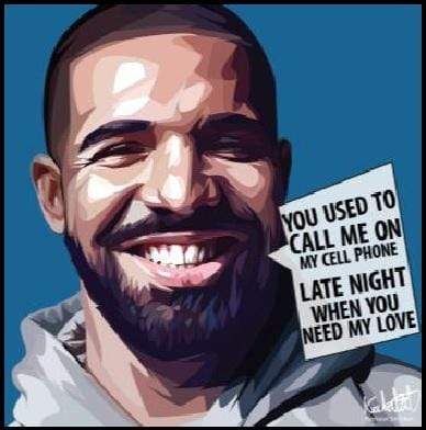 Drake_You Used To Pop Art (10X10)