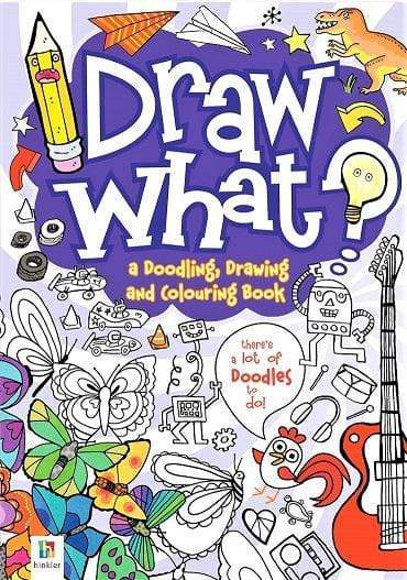 Draw What? A Doodling, Drawing And Colouring Book