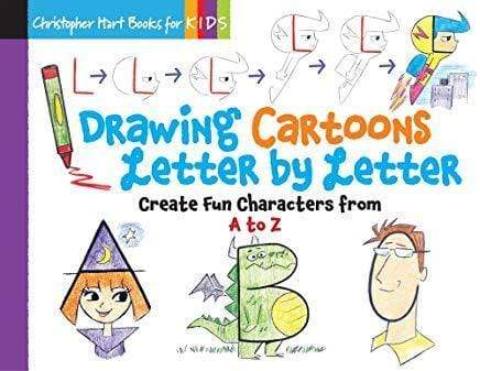 Drawing Cartoons Letter by Letter : Create Fun Characters from A to Z