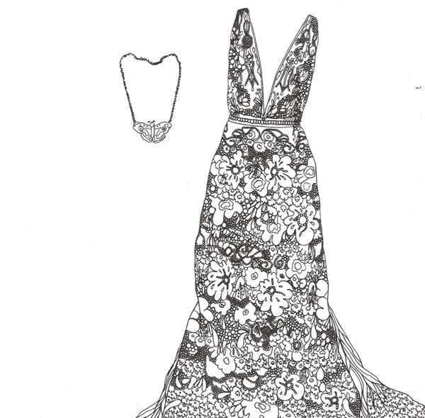 Dream Dresses: Dozens of Dresses to Color
