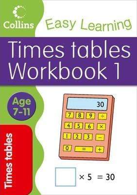 Easy Learning: Times Tables Workbook 1 (Age 7-11)