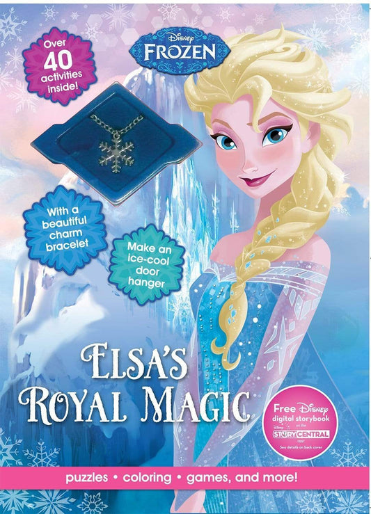 Elsa's Royal Magic Activity Book With Charm Bracelet (Disney Frozen)