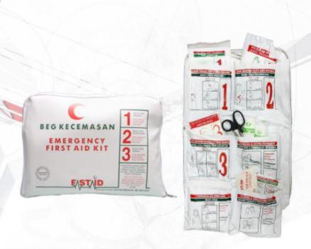 Emergency First Aid Kit -  Comprehensive Vehicle Pillow