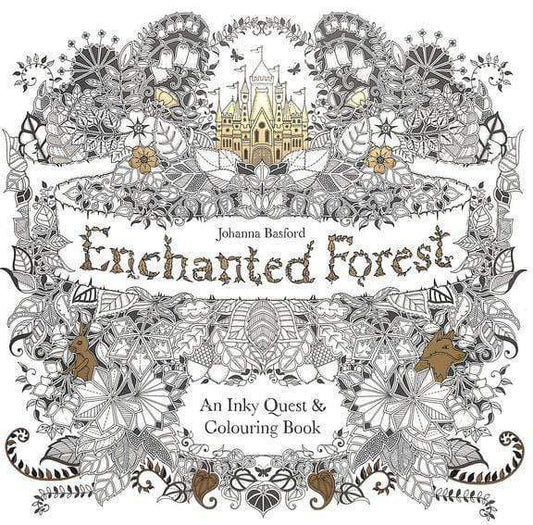 ENCHANTED FOREST: AN INKY QUEST AND COLORING BOOK