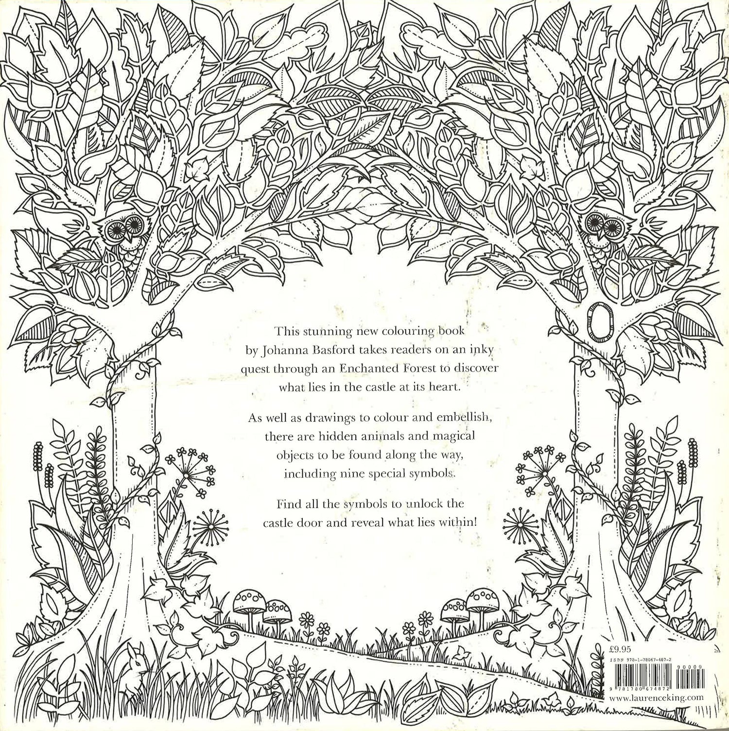 ENCHANTED FOREST: AN INKY QUEST AND COLORING BOOK