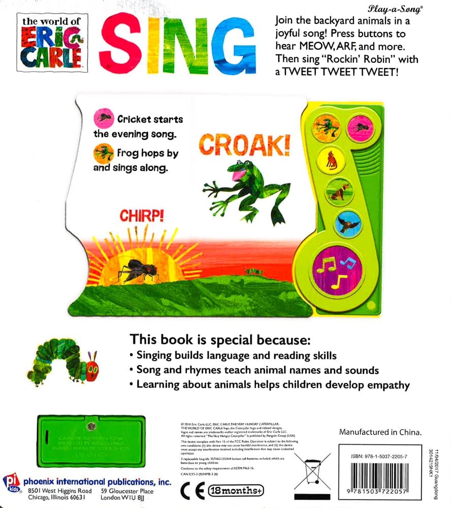 Eric Carle Little Music Note Sing