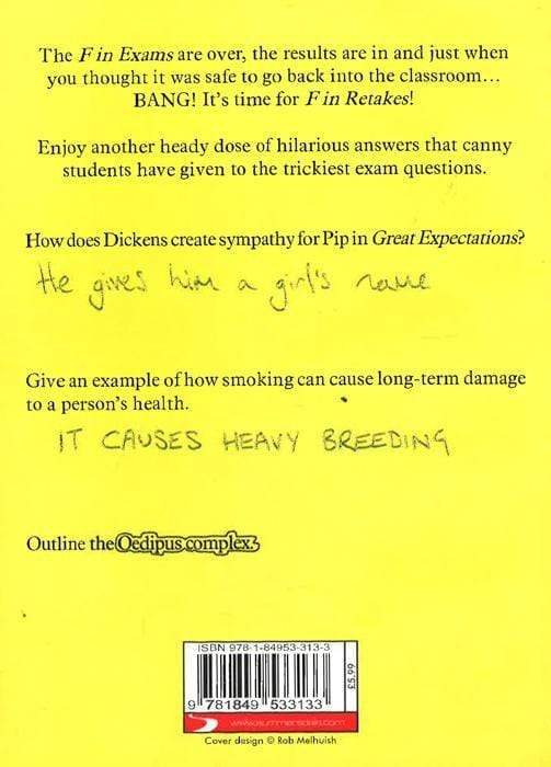 F In Retakes : Even More Test Paper Blunders