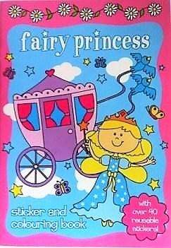 Fairy Princess Sticker And Color