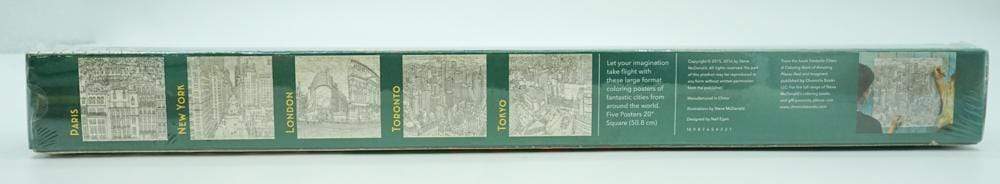 Fantastic Cities: Coloring Poster Set