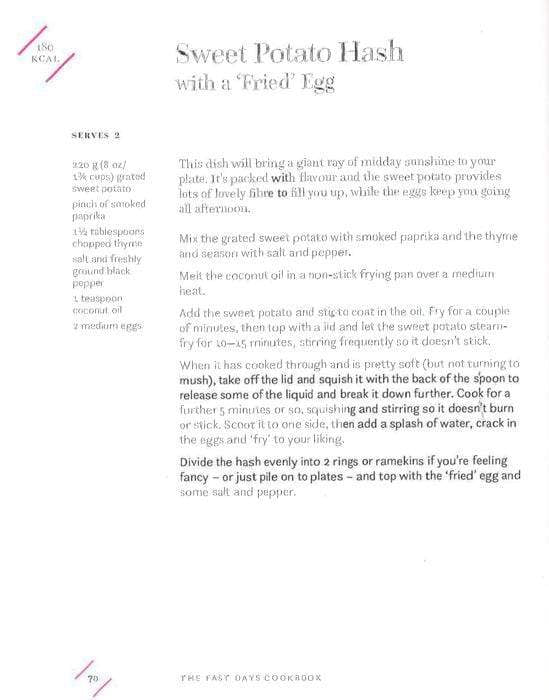 Fast Days Cookbook