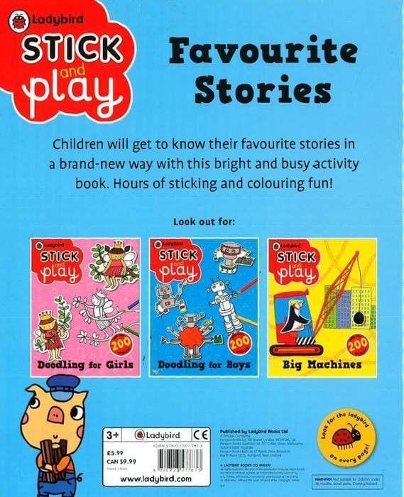 Favourite Stories: Ladybird Stick And Play Activity Book