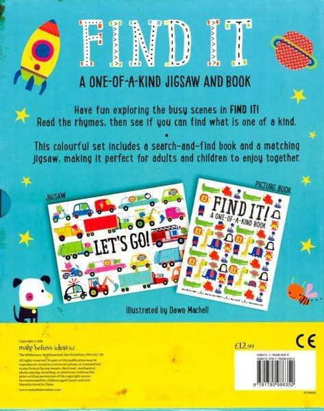 Find It: A One-Of-A-Kind Jigsaw And Book