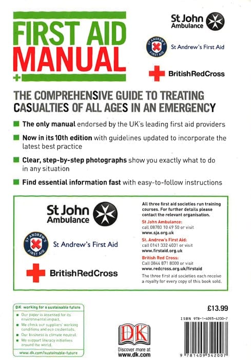 First Aid Entry Book First Aid Manual – BookXcess