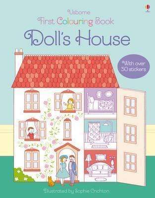 First Colouring Book Doll's House: With Over 50 Stickers