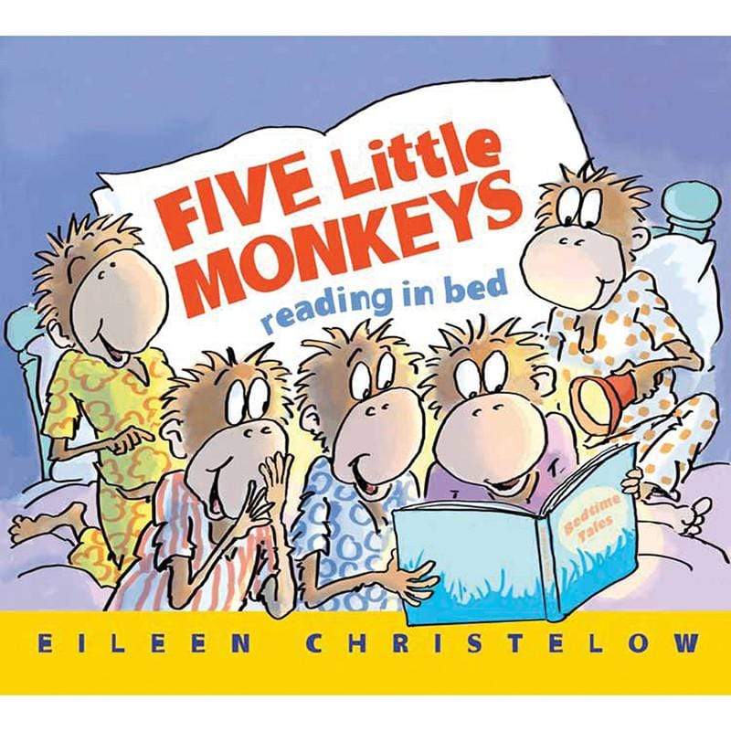 Five Little Monkeys Reading in Bed (HB)