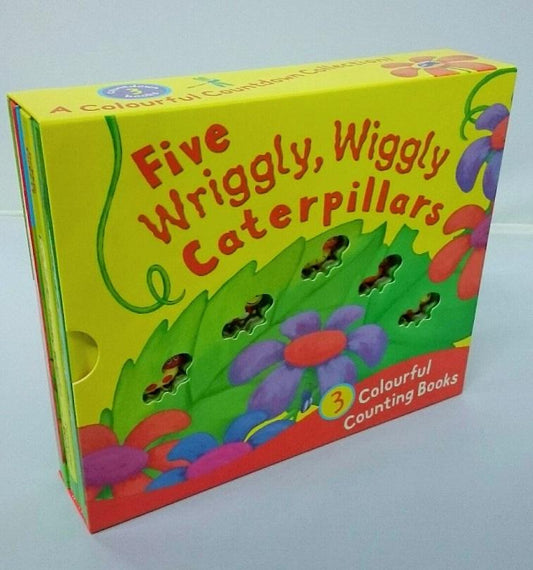 Five Wriggly, Wiggly Caterpillars (3 Books)