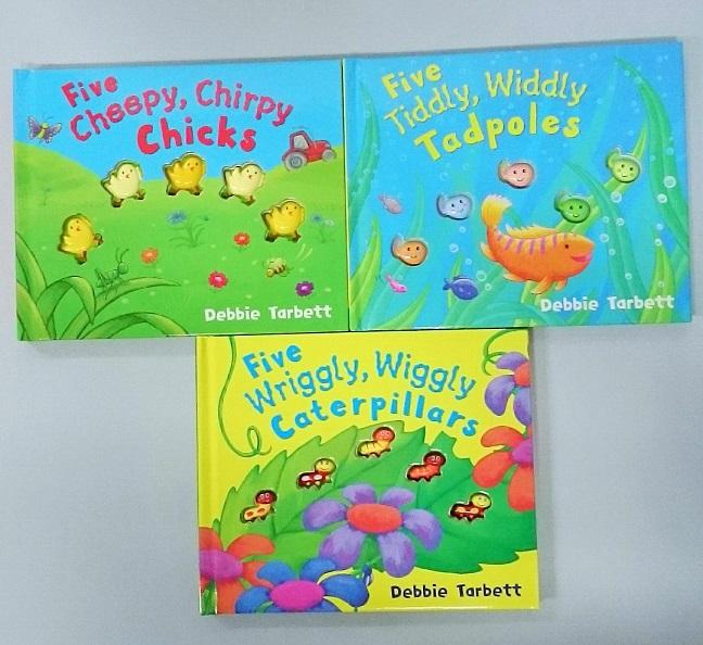 Five Wriggly, Wiggly Caterpillars (3 Books)