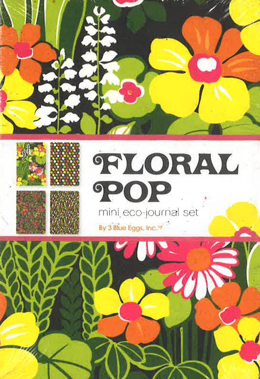 Floral Pop:Mini Eco-Journal