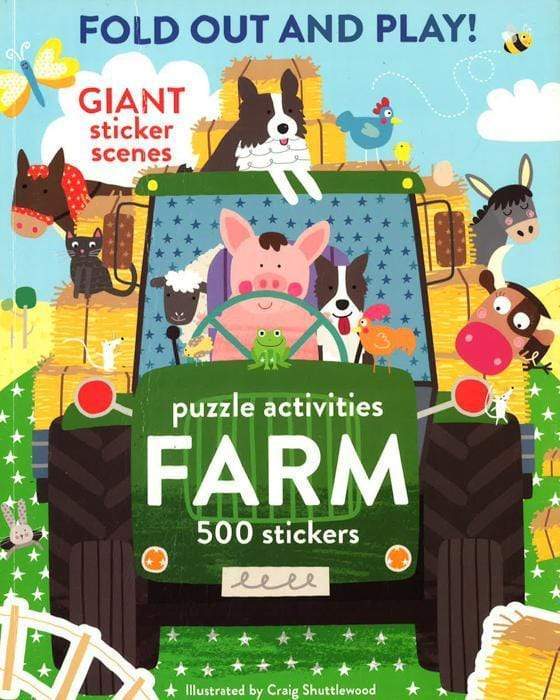 Fold Out And Play Farm Puzzle Activities