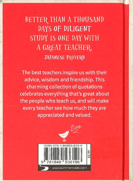 For The Best Teacher In The World